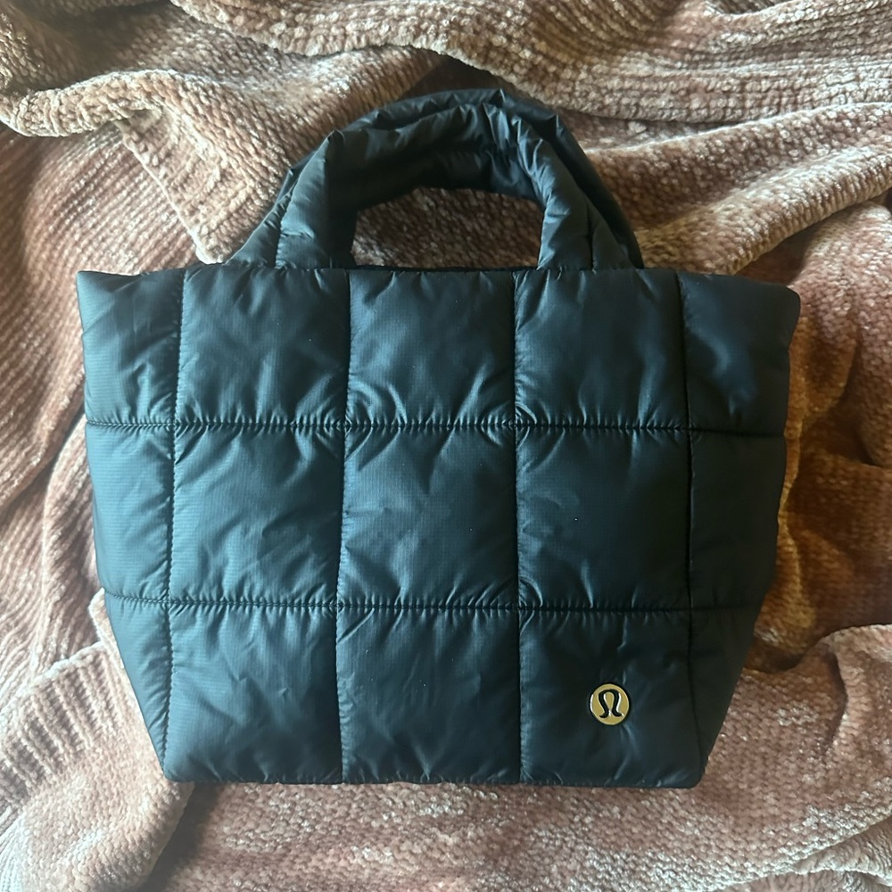 lululemon athletica Black Quilted Crossbody Bag